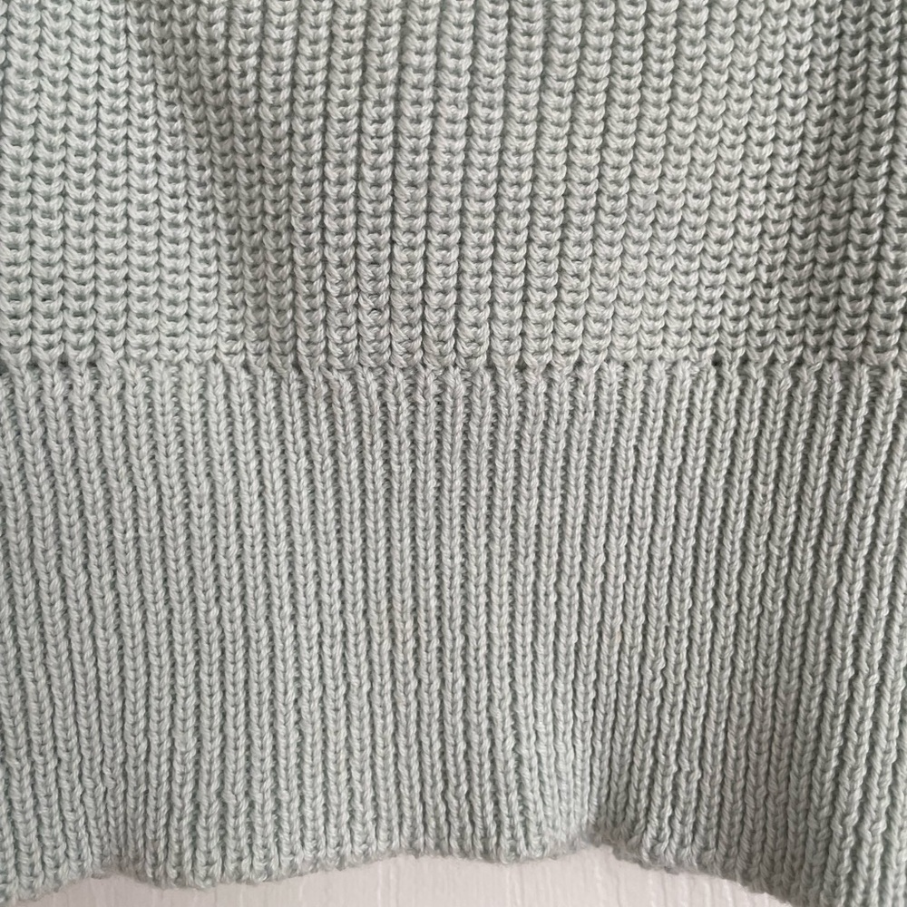 NEW Z SUPPLY Summer Sweater Cami Crop Tank Top Skylight Blue/Green - Picture 9 of 14